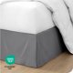 thumbnail image 5 of Faldón de cama Bare Home cepillado doble Premium 1800 15 pulgadas Twin gris, 5 of 5