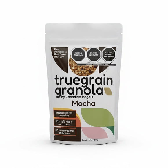 Truegrain Granola Mocha 400gr | Artesanal | Sin Conservadores