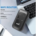 thumbnail image 1 of 4G Wireless Router Mobile Portable Wi Fi Car Sharing Device SIM Card Slot LTE MIFI M Portable WiFi Hotspot For Travel High Speed Smart Router For Anywhere, 1 of 8