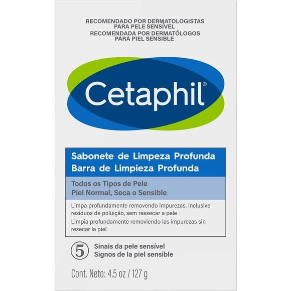 Barra de limpieza profunda Cetaphil 127 gr