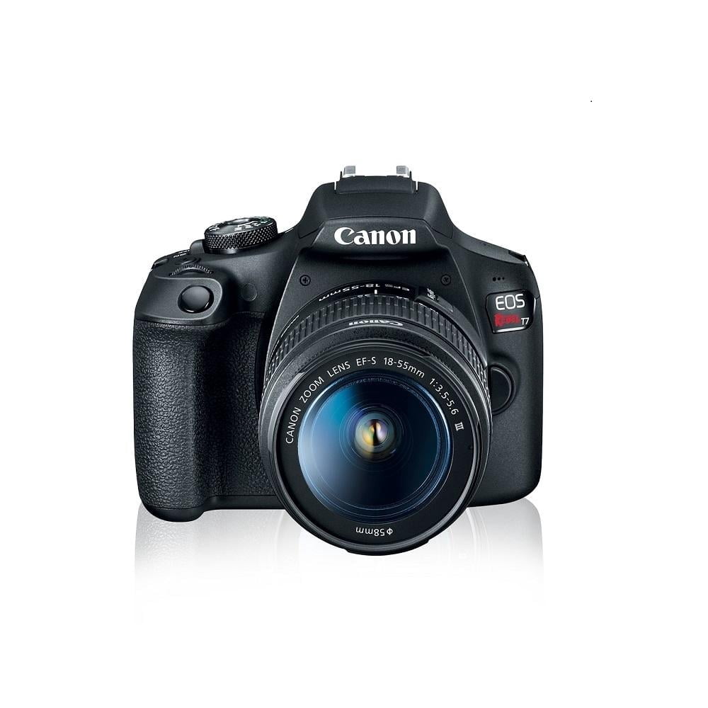 Cámara Fotográfica Canon EOS Rebel T7 más Lente EF-S18-55mm