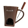 thumbnail image 3 of Taza para fondue de chocolate, taza para derretir chocolate, taza para derretir queso, cerámica práctica para Color café, 3 of 9