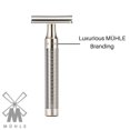 thumbnail image 3 of Afeitadora de Seguridad MÜHLE de Acero Inoxidable con Peine Cerrado, 3 of 4