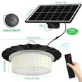 thumbnail image 3 of Lámparas colgantes solares con 244 LED, iluminación de patio para cenador, jardín, villa y decoración interior y exterior., 3 of 6