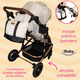 thumbnail image 4 of Carriola 6 En 1 | Base Mecedora | Autoasiento | Amalfi Ibaby caqui, 4 of 10