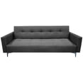 thumbnail image 2 of Sofa Cama Reclinable EL BAZAR STORE Paris Lino Gris Oxford Moderno abotonado, 2 of 7