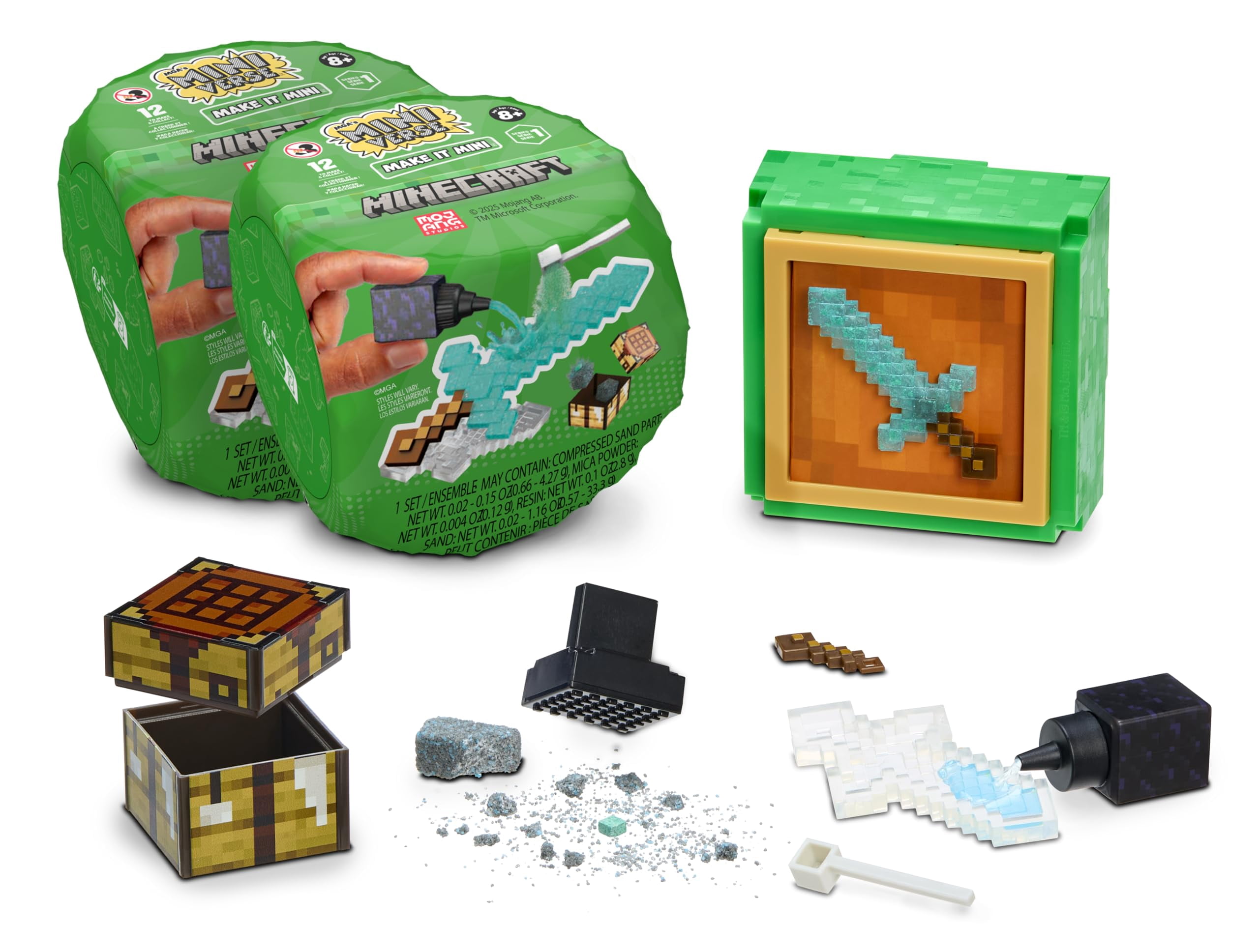 Miniverso Minecraft Mini Juguete de Artesanía 2-Pack de MGA