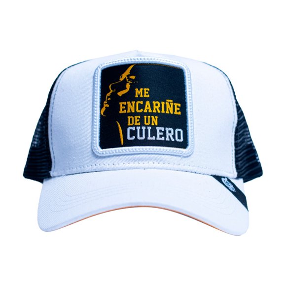 Gorra Visera curva con malla y ajustador Pook Frase Me encariñè