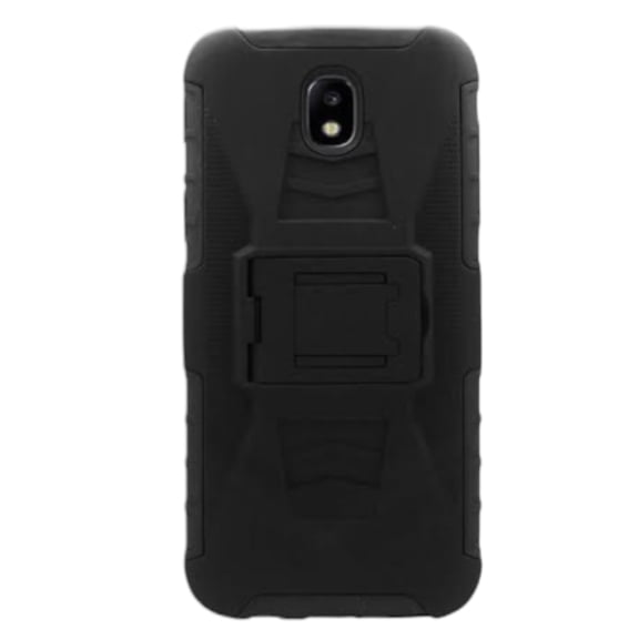 Funda Uso Rudo Clip 360 Para Samsung J7 Prime Más 2 Micas De Cristal
