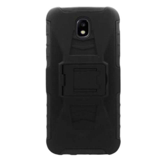 Funda Uso Rudo Clip 360 Para Samsung J7 Prime Más 2 Micas De Cristal