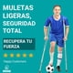 thumbnail image 3 of Par de Muletas para Adulto Ajuste Telescópico (Color Gris) | Soporta hasta 160 kg (MEDIANA), 3 of 10