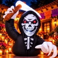 thumbnail image 1 of Inflable Halloween  Esqueleto Calavera Emergente  Luces 122 Cm, 1 of 7