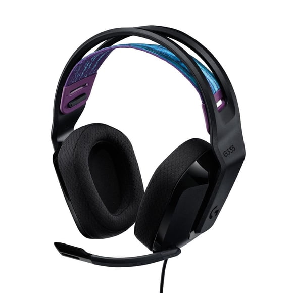Audífonos Logitech con micrófono y cable G335 Negro