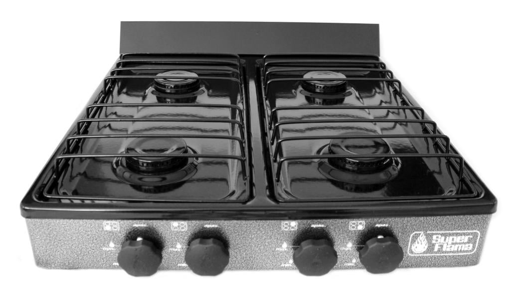 Parrilla 4Q-G Super Flama Parrilla 4Q-G 4 quemadores Gris