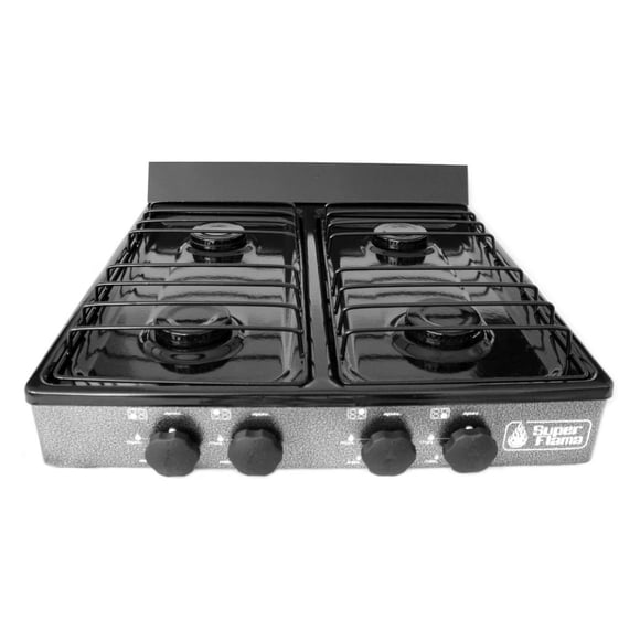 Parrilla 4Q-G Super Flama Parrilla 4Q-G 4 quemadores Gris