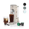 thumbnail image 1 of Cafetera de una sola porción Ninja Pods & Grounds, compatible con cápsulas K-Cup, prepara molidos, diseño compacto, 56 oz. Depósito, 6 oz. Taza a 24 oz. Tamaños de preparación de taza de viaje, cafete, 1 of 5