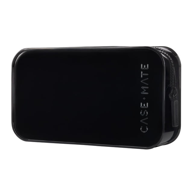 Estuche de Maquillaje Case-Mate 23 × 13 × 6 cm Impermeable Negro Medianoche