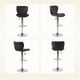 thumbnail image 2 of Set de 2 Bancos Barra, Giratorio Altura Ajustable, Color Negro HOMEMAKE FURNITURE  Contemporáneo, 2 of 6