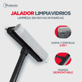 thumbnail image 2 of Jalador Limpia Vidrios 2 en 1: Goma y Esponja -Multiusos en Color Negro, 2 of 4