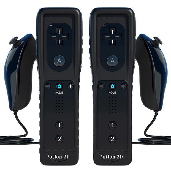 Mando a distancia y Nunchuk para Wii, Mando a distancia Plus para Wii con Motion Plus y Nunchuck, Joystick remoto para juegos de Wii Remote