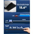 thumbnail image 2 of Monitor Laptop Segunda Pantalla Viaje 15.6" FHD IPS Extensor de Pantalla para Laptop Pantalla Externa USB-C HDMI Trabajo Oficina Gamer para Windows Mac Android, 2 of 6