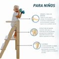 thumbnail image 2 of Torre de Aprendizaje Montessori Plegable Bluelander para Niños, Torre de 2 Escalones, Antideslizante, 2 of 5