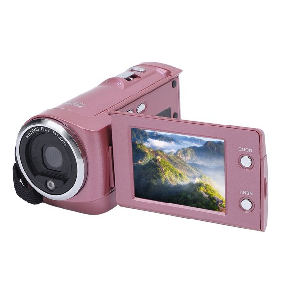 Cámara DV, Cámara De Vídeo Digital 48MP 2K Antivibración Grabación En Bucle De Pantalla De 2,4 Pulgadas Para Viajar