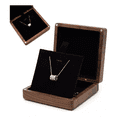 thumbnail image 2 of Caja De Madera Nogal Colgante Para Collar Estuche De Joyería CAFE NEGRO, 2 of 5