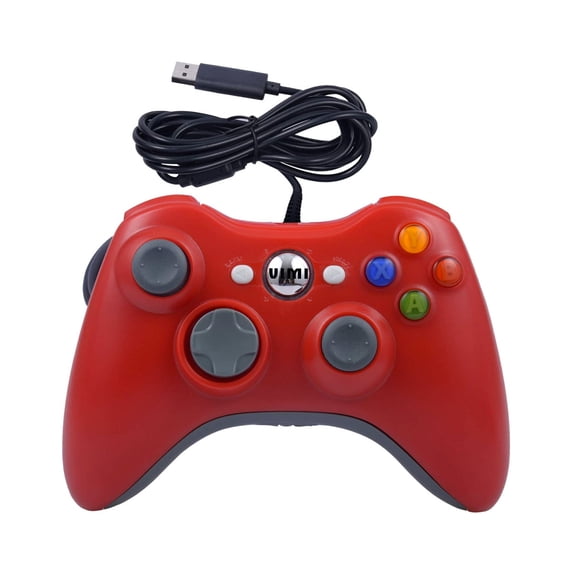 Control Para Xbox 360 Y PC Windows VIMI Gamepad Alámbrico Rojo