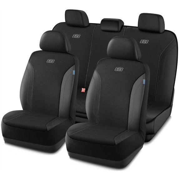 Fundas para asientos de coche Skechers Work Leather 5 veces más resistentes, airbag