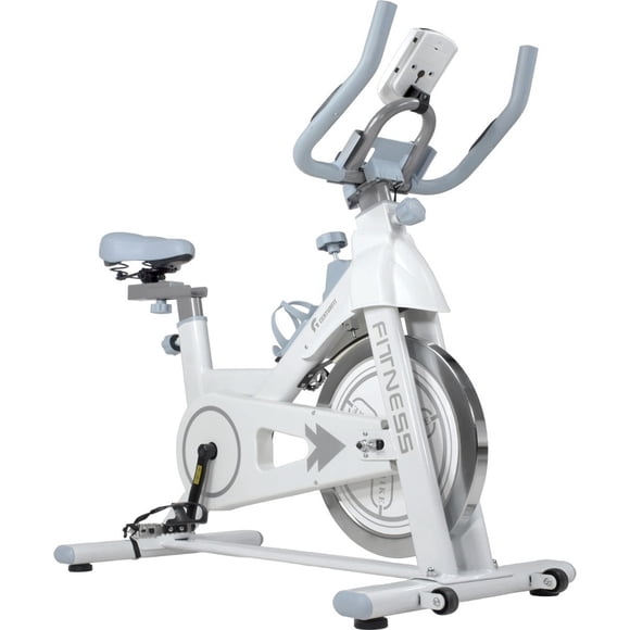 Bicicleta Spinning Centurfit 11 Kilos Blanco Plata