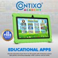 thumbnail image 4 of Tablet infantil Contixo V8-2 de 7 pulgadas con control parental Android 16 GB ROM pantalla HD color Verde, 4 of 7
