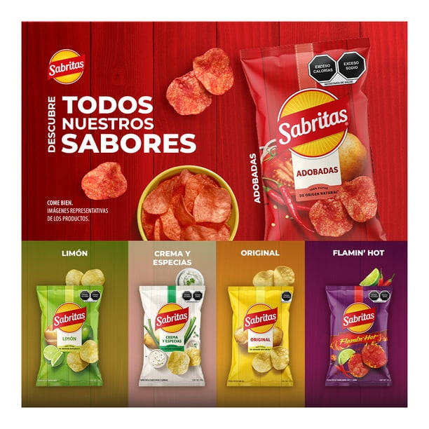 Imagen 5 de Papas fritas Sabritas adobadas 160 g