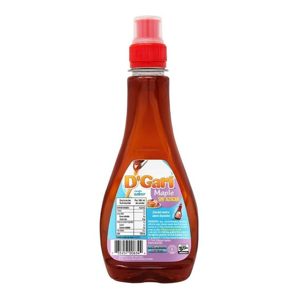 Imagen 2 de Jarabe D' Gari sabor maple sin azúcar 250 g