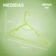thumbnail image 4 of Ganchos para Ropa de Niños | Ganchos de Plástico Premium para Colgar Ropa de Niño, Niña y Bebé | Gruesos, Resistentes y Duraderos | Paquete de 20 Perchas para Ropa Infantil color Verde, 4 of 5