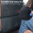 thumbnail image 2 of Protector de asiento trasero para coche, de piel sintética, impermeable, alfombrilla protectora para el asiento delantero, organizador de almacenamiento con bolsillos grandes, accesorios para coche., 2 of 8