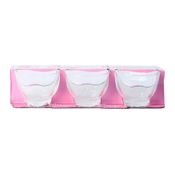 Salseras Prichos Jemaflex Gourmet Cristal 3 Piezas