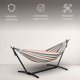 thumbnail image 3 of Ilios Innova | Hamaca con Soporte Metálico para Jardín, Patio o Terraza, Tela Resistente con Estructura de Acero, Diseño Cómodo y Estable, 3 of 9