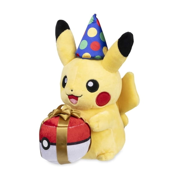 Peluche de Cumpleaños Pikachu de Pokémon 23 cm