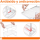 thumbnail image 4 of Estantes apilables de almacenamiento de cocina Xtellar blanco, 4 of 4