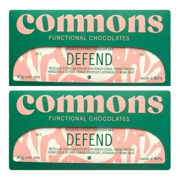 2 Pack Chocolate Mexicano Con Adaptógenos Defend 160g Premium