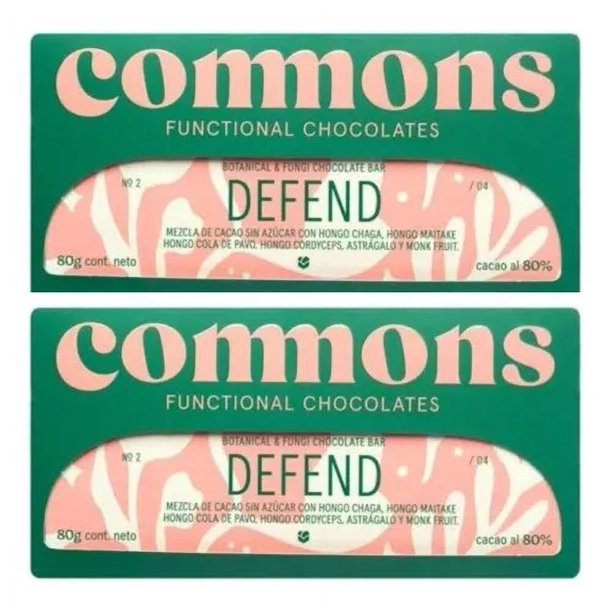 2 Pack Chocolate Mexicano Con Adaptógenos Defend 160g Premium
