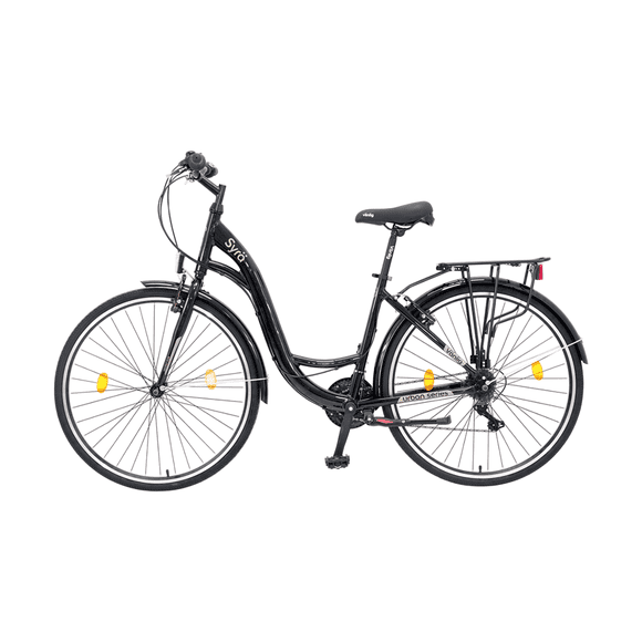 Bicicleta Urbana Syra Negra Rodada 28 – Bicicleta de Ciudad con 21 Velocidades
