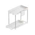thumbnail image 2 of Gabinete de cocina estante colgante, estante de armario de cocina, estante de almacenamiento de cocina de 2 niveles, estante de cocina plegable, metal, dise?o de 2 niveles, para cocina, 2 of 7