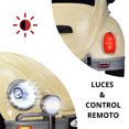thumbnail image 2 of Montable para Niños Vocho Eléctrico Control Remoto JOYKOO luz 12V - Beige, 2 of 8
