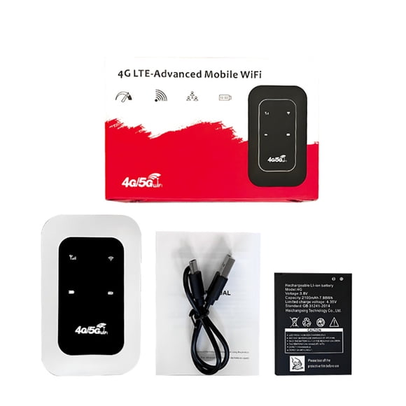 Router WiFi portátil, punto de acceso móvil de alta velocidad con VPN, dispositivo de viaje compacto para streaming y juegos sin interrupciones, soporta 10 usuarios, blanco y negro, 150Mbps de