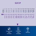 thumbnail image 2 of Máquina de coser Brother GX37 de 37 puntadas con estuche y agujas, 2 of 7