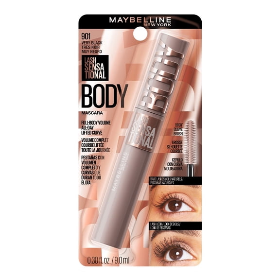Máscara para Pestañas Maybelline Body Lash WSH Very Black 9ml