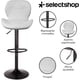 thumbnail image 5 of Set De 4 Bancos De Cocina Barra Silla Taburete Respaldo Alto, 5 of 8