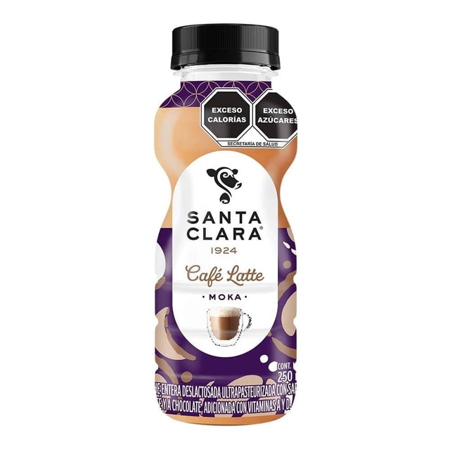 Leche saborizada Santa Clara sabor café moka 250 ml